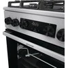 Viryklė Gorenje | Cooker | GK5C65XV | Hob type Gas | Oven type Electric | Nerūdijantis plienas | Plotis 50 cm | Grilling | LED | Gylis 59.4 cm | 70 L
