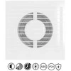 Vonios kambario ventiliatorius Vlano E 125 ST (su laikmačiu) 125 mm