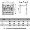 Vonios kambario ventiliatorius Vlano E 125 ST (su laikmačiu) 125 mm