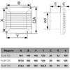 Vonios kambario ventiliatorius Vlano FLAP 100 T (su laikmačiu) 100 mm