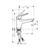 Vonios maišytuvas Hansgrohe Novus 71322000