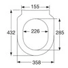 Villeroy &amp; Boch WC dangtis Villeroy&amp;Boch Subway SlimSeat