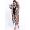 Sha Sha ShaSha gelėtas paplūdimio kimono Exotic flower