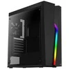 AEROCOOL AEROPGSBOLT-BK-RGB PC dėklas ATX Aerocool BOLT RGB USB 3.0 - 1x120mm Juodas FAN