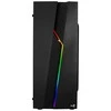 AEROCOOL AEROPGSBOLT-BK-RGB PC dėklas ATX Aerocool BOLT RGB USB 3.0 - 1x120mm Juodas FAN