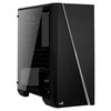 AEROCOOL AEROPGSCYLONMINI-BK PC dėklas Micro-ATX be maitinimo šaltinio Aerocool CYLON MINI RGB - USB3.0