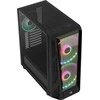CASE AEROCOOL PGS NIGHTHAWK Duo-G Juodas RGB