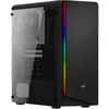 AEROCOOL AEROPGSRIFT-BK-RGB PC dėklas ATX Aerocool RIFT RGB USB 3.0 - 1x120mm Juodas FAN