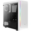 AEROCOOL AEROPGSRIFT-WH-RGB PC dėklas ATX Aerocool RIFT RGB Baltas USB 3.0 - 1x120mm Juodas FAN
