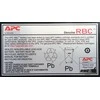APC RBC22 atsarginio akumuliatoriaus techninė etiketė