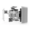 Kompiuterio korpusas be quiet! Pure Base 500DX / Didelio oro srauto įsiurbimas / 3 Pure Wings 2 140 mm ventiliatoriai / ARGB LED / USB 3.2 Gen. 2 Type C / Paruoštas aušinimui vandeniu / Baltas