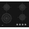 Kaitlentė BEKO Hob HILW64222S 60 cm Gas Juodas