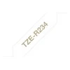 BROTHER TZER234 12 GOLD ON Baltas RIBBON