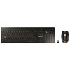 CHERRY DW 9000 SLIM klaviatūra RF belaidė + Bluetooth QWERTY Anglų (JAV) Juoda