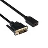 Club 3D CLUB3D DVI į HDMI 1.4 M/F 2 m/6,56 pėdų dvikryptis kabelis