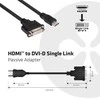 Club 3D CLUB3D HDMI į DVI vienos jungties pasyvus adapteris
