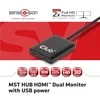 Club 3D MST skirstytuvas su dvejomis HDMI jungtimis