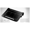 Cooler Master NotePal U3 Plus nešiojamojo kompiuterio aušintuvas iki 19" 1,1kg, Juodas, 435 x 333 x 76 mm