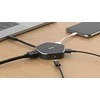 D-Link DUB-M420 knyginių kompiuterių dokas / jungčių replikatorius Vielinis Thunderbolt 3 Juoda, Sidabras