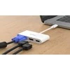 D-Link DUB-V310 knyginių kompiuterių dokas / jungčių replikatorius Vielinis USB 3.2 Gen 1 (3.1 Gen 1) Type-C Balta