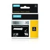 DYMO Rhino Professional, poliesterio juosta, 6 mm, juodas tekstas ant metalinės juostos, 5,5 m 1805441