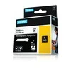 DYMO Rhino Professional, poliesterio juosta, 6 mm, juodas tekstas ant baltos juostos, 5,5 m 1805442
