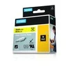 DYMO Rhino Professional, pastebimai susitraukiantis vamzdelis, 19x1,5 mm, juodas tekstas ant geltonos žarnos, 1,5 m, 18058