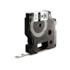 Dymo Vinilinė juostelė RHINO 9MMx5.5M, JUODA/BALTA