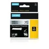 DYMO Rhino Poliesterio Juostelė 9mm x 5.5m / juodas ant metalizuotos (18485)
