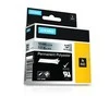 DYMO 18486 RHINO Poliesterio Juostelė 12mm x 5,5m (metalizuota / juodas šifras)