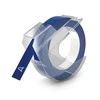 Juostelė DYMO, 9x3mm, plastikinė Balta/Mėlyna