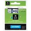 Juostelė DYMO D1 12mm x 7m, vinilinė, mėlyna ant balto / S0720540 45014