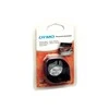 DYMO S0721730 etikečių juostelė Juoda metalo spalvos fone