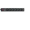Eaton PS6F viršįtampių ribotuvas 6 AC išvestis(ys / čių) 220 - 250 V Juoda, Balta 1 m