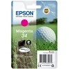 Epson Golf ball C13T34634010 rašalo kasetė Originalus Rausvai raudona 1 vnt