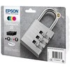 Epson Padlock C13T35864010 rašalo kasetė Originalus Juoda, Žydras, Rausvai raudona, Geltona 1 vnt
