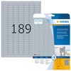 HERMA 4220 lipni etiketė Sidabras Suapvalintas stačiakampis Ilgalaikis 4725 vnt