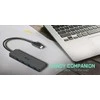 HP I-tec Advance C31HUB404 sąsajos šakotuvas USB 3.2 Gen 2 (3.1 Gen 2) Type-C 5000 Mbit/ai Juoda