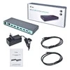 I-TEC USB 3.0 / USB-C Dualdock 1x 5K 2x 4K 60Hz 2x HDMI 2x DP 1x GLAN 6x USB 3.0 1x Audio / Mic Jack Kensington, suderinamas su TB 3