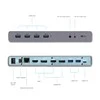 I-TEC USB 3.0 / USB-C Dualdock 1x 5K 2x 4K 60Hz 2x HDMI 2x DP 1x GLAN 6x USB 3.0 1x Audio / Mic Jack Kensington, suderinamas su TB 3