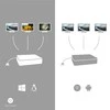 I-tec Metal C31FLATDOCKPDPRO knyginių kompiuterių dokas / jungčių replikatorius Vielinis USB 3.2 Gen 1 (3.1 Gen 1) Type-C Pilka