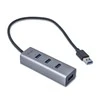I-tec Metal U3HUBMETAL403 sąsajos šakotuvas USB 3.2 Gen 1 (3.1 Gen 1) Type-A 5000 Mbit/ai Pilka