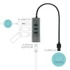 I-tec Metal U3METALG3HUB sąsajos šakotuvas USB 3.2 Gen 1 (3.1 Gen 1) Type-A 5000 Mbit/ai Pilka