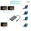 I-TEC THUNDERBOLT3 Dual DP vaizdo adapteris, skirtas Thunderbolt3 MacOS ir Windows, palaiko 1x 5K 60Hz Monitorius arba 2x 4K 60Hz Monitorius