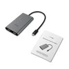 I-TEC THUNDERBOLT3 Dual DP vaizdo adapteris, skirtas Thunderbolt3 MacOS ir Windows, palaiko 1x 5K 60Hz Monitorius arba 2x 4K 60Hz Monitorius