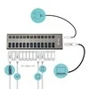 I-TEC USB 3.0 Charging HUB 13 prievadų prievadas su išoriniu maitinimo adapteriu 60 W 13x USB įkrovimo prievadas, skirtas planšetiniams kompiuteriams Nešiojamiesiems kompiuteriams Ultrabook kompiuteriams