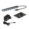 I-tec Metal U3HUB778 sąsajos šakotuvas USB 3.2 Gen 1 (3.1 Gen 1) Type-A 5000 Mbit/ai Sidabras