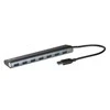 I-tec Metal U3HUB778 sąsajos šakotuvas USB 3.2 Gen 1 (3.1 Gen 1) Type-A 5000 Mbit/ai Sidabras