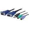 Intellinet 506441 KVM jungiklis Stovo montavimas Juoda