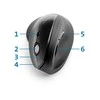 Leitz KENSINGTON K75501EU Kensington Pro Fit Ergo Vertical Belaidė pelė Juodas